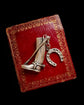 SILVER RIDING BOOT & HORSESHOE PENDANT