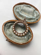 GEORGIAN PEARL SNAKE OUROBOROS LOCKET PENDANT