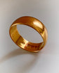 EDWARDIAN 22CT GOLD BAND RING