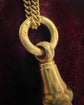 ANTIQUE 18CT GOLD DOG CLIP