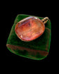LARGE QUEEN ANNE PEACH PASTE DROP PENDANT