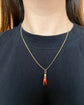 EARLY 19TH CENTURY MINI ‘MANO CORNUTO’ CORAL HAND PENDANT