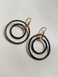VICTORIAN DOUBLE HOOP ELEPHANT HAIR EARRINGS