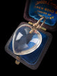 VICTORIAN ROCK CRYSTAL HEART PENDANT