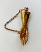 GEORGIAN 18CT GOLD HAND PENDANT / CLASP