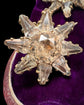 19TH CENTURY FACETED PASTE STAR EARRINGS