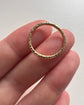 ANTIQUE HIGH CARAT GOLD SLIM SPLIT RING