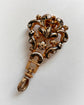 19TH CENTURY SWISS ENAMEL BAIL WITH TWIST DOGCLIP