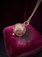 VICTORIAN 15CT GOLD ETRUSCAN REVIVAL SPHERE PENDANT