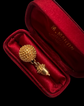 ANTIQUE 18CT GOLD MINI ACORN & CHESTNUT PENDANT