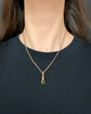LARGE VICTORIAN 15CT GOLD DOG CLIP