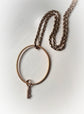 ANTIQUE 15CT GOLD BRAMAH KEY BANGLE