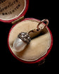 VICTORIAN DIAMOND & PEARL ACORN PENDANT