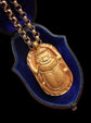 VINTAGE 18CT GOLD HUGE SCARAB BEETLE PENDANT
