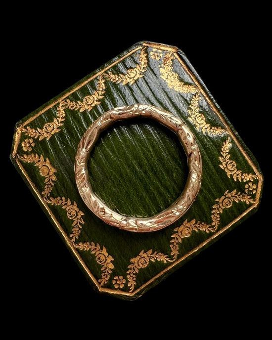 GEORGIAN 15CT GOLD SPLIT RING