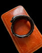 VICTORIAN CHUNKY WHITBY JET SNAKE BANGLE