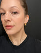 VICTORIAN 15CT GOLD & DIAMOND HEART EARRINGS