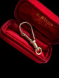 VICTORIAN LARGE 9CT GOLD SNAKE DOG CLIP