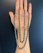 VINTAGE CHUNKY SILVER ROPE TWIST CHAIN