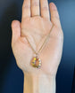 ANTIQUE DIAMOND & SAPPHIRE HORSESHOE PENDANT