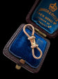VICTORIAN 9CT GOLD DOUBLE DOG CLIP