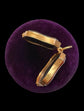 VICTORIAN LARGE 15CT GOLD SHIELD LOCKET PENDANT