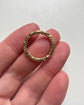 GEORGIAN 15CT GOLD SPLIT RING