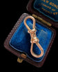 VICTORIAN 9CT GOLD DOUBLE DOGCLIP