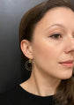 VICTORIAN DOUBLE HOOP ELEPHANT HAIR EARRINGS