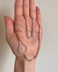 ANTIQUE BI-COLOUR 18CT GOLD & PLATINUM TROMBONE CHAIN