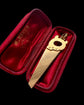 VINTAGE 18CT GOLD SAW PENDANT