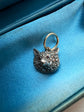 ANTIQUE DIAMOND FOX HEAD PENDANT