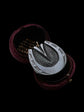 VICTORIAN WHITBY JET HORSESHOE PENDANT