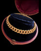 ANTIQUE FRENCH 18CT GOLD REEDED CURB BRACELET