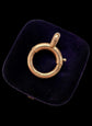 VICTORIAN CHUNKY 15CT GOLD BOLT RING