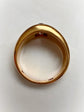 VICTORIAN DIAMOND & 18CT GOLD GYPSY RING