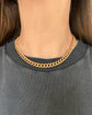 ANTIQUE HEAVY 9CT GOLD CURB ALBERT CHAIN