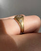 VICTORIAN 18CT GOLD & DIAMOND STAR SET SIGNET RING