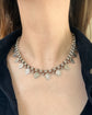 VICTORIAN SILVER LEAF DESIGN COLLAR
