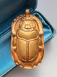 VINTAGE 18CT GOLD HUGE SCARAB BEETLE PENDANT