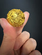 19TH CENTURY LARGE FILIGREE SPHERE PENDANT