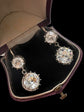 GEORGIAN DOUBLE PASTE DROP EARRINGS