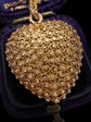 GEORGIAN HIGH CARAT GOLD HEART LOCKET