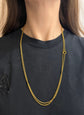 VICTORIAN 15CT GOLD FINE BELCHER CHAIN