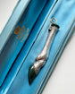 VICTORIAN SILVER & BLOODSTONE STAG LEG PENDANT