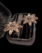 19TH CENTURY FACETED PASTE STAR EARRINGS