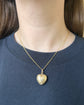 VICTORIAN 9CT GOLD PUFFY HEART LOCKET PENDANT