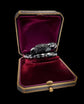VICTORIAN WHITBY JET SNAKE BANGLE