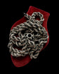VINTAGE CHUNKY SILVER ROPE TWIST CHAIN