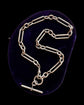 VICTORIAN SILVER PAPERCLIP ALBERT CHAIN